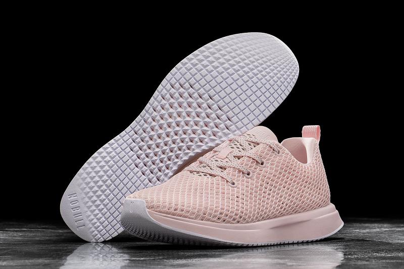 Pink Nobull Blush Mesh Runner Women's Running Shoes | CA G1699S